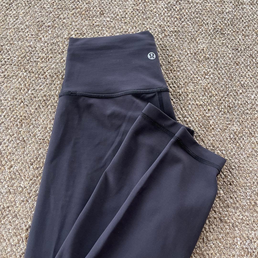 Lululemon グレー ハイウエストレギンス　アジアフィットS