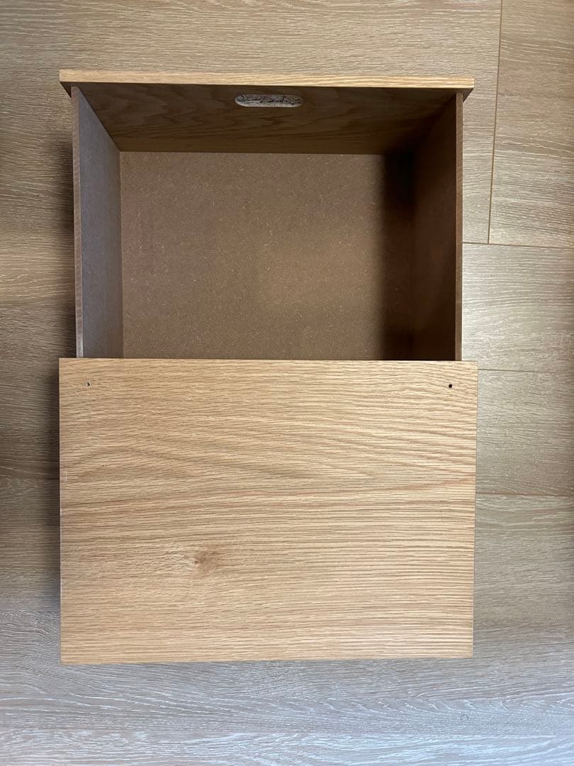 【美品・送料込】無印 スタッキングチェスト・ハーフ・引出し　オーク材　4点セット