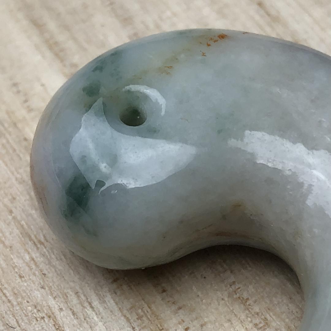 勾玉　ヒスイ　糸魚川翡翠 勾玉 天然 一点物 お守り