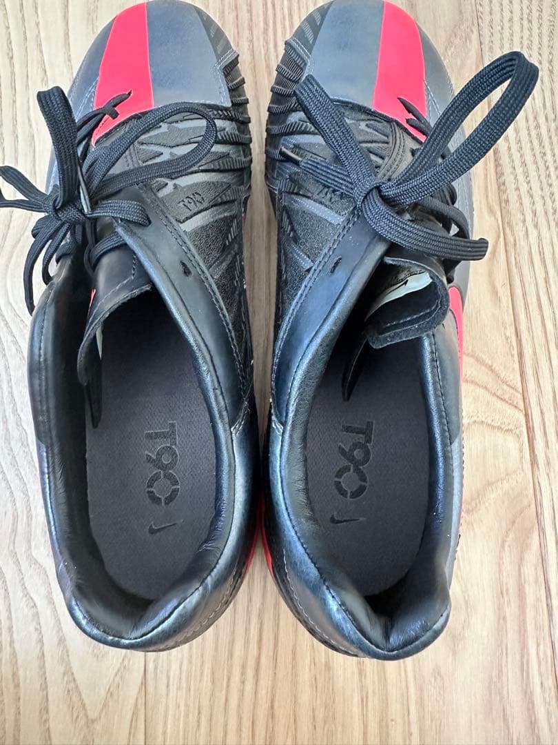 シューズ NIKE T90 SHOOT IV AG - GREY/RED/BLACK