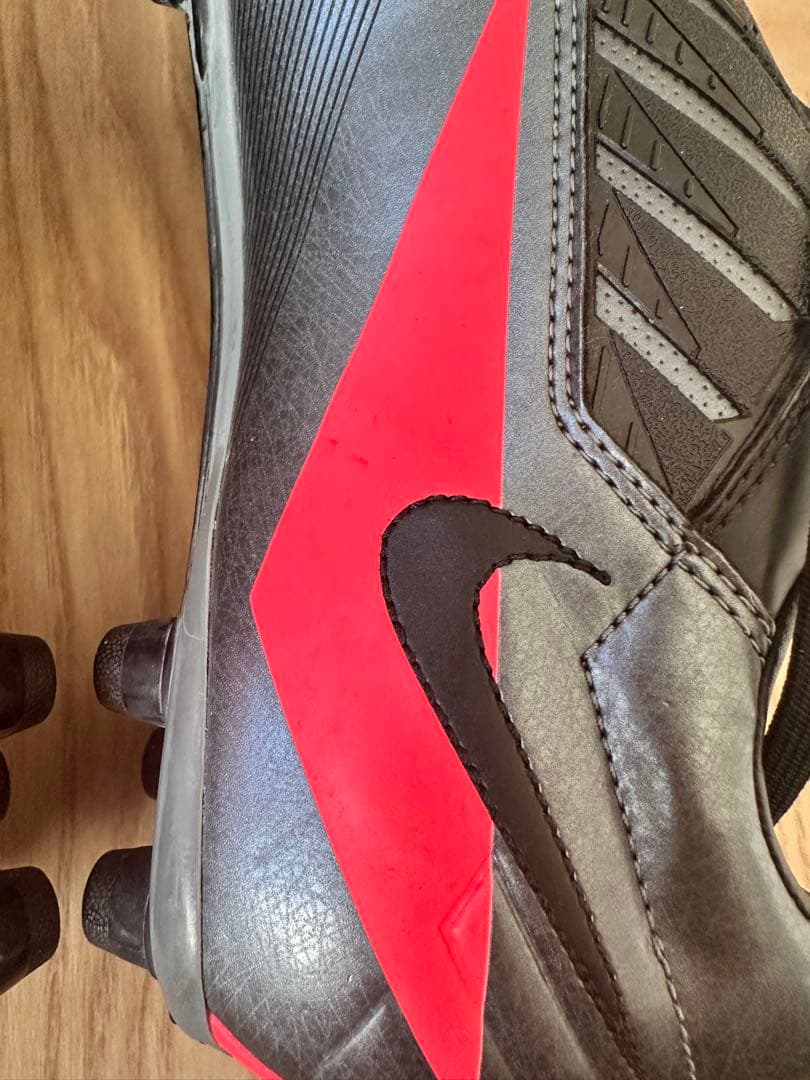 シューズ NIKE T90 SHOOT IV AG - GREY/RED/BLACK