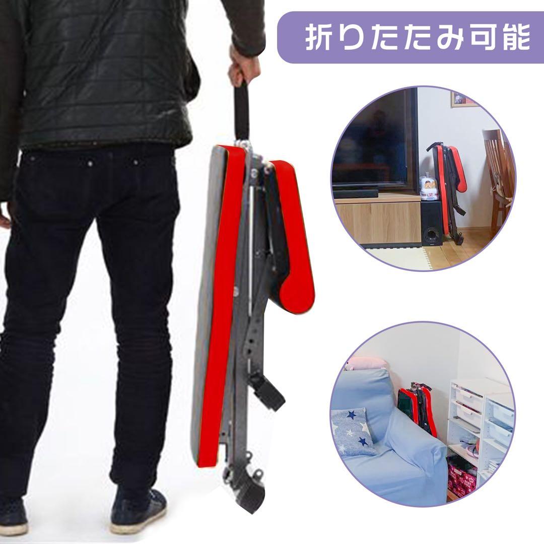 トレーニングベンチ フラットインクラインベンチ ヘッドレスト付き 折りたたみ式