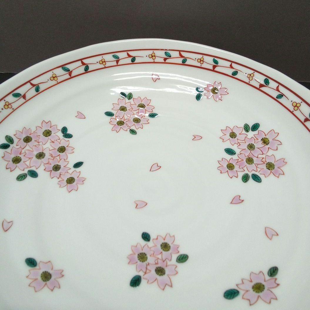 九谷焼 7寸鉢『桜ちらし』新品・未使用