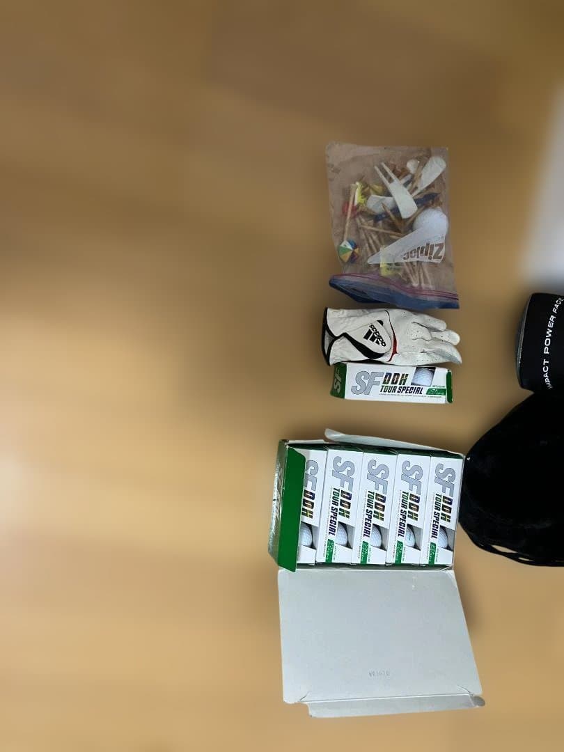 値下げ　XXIO　ゴルフクラブセット、未使用ボール他付属品