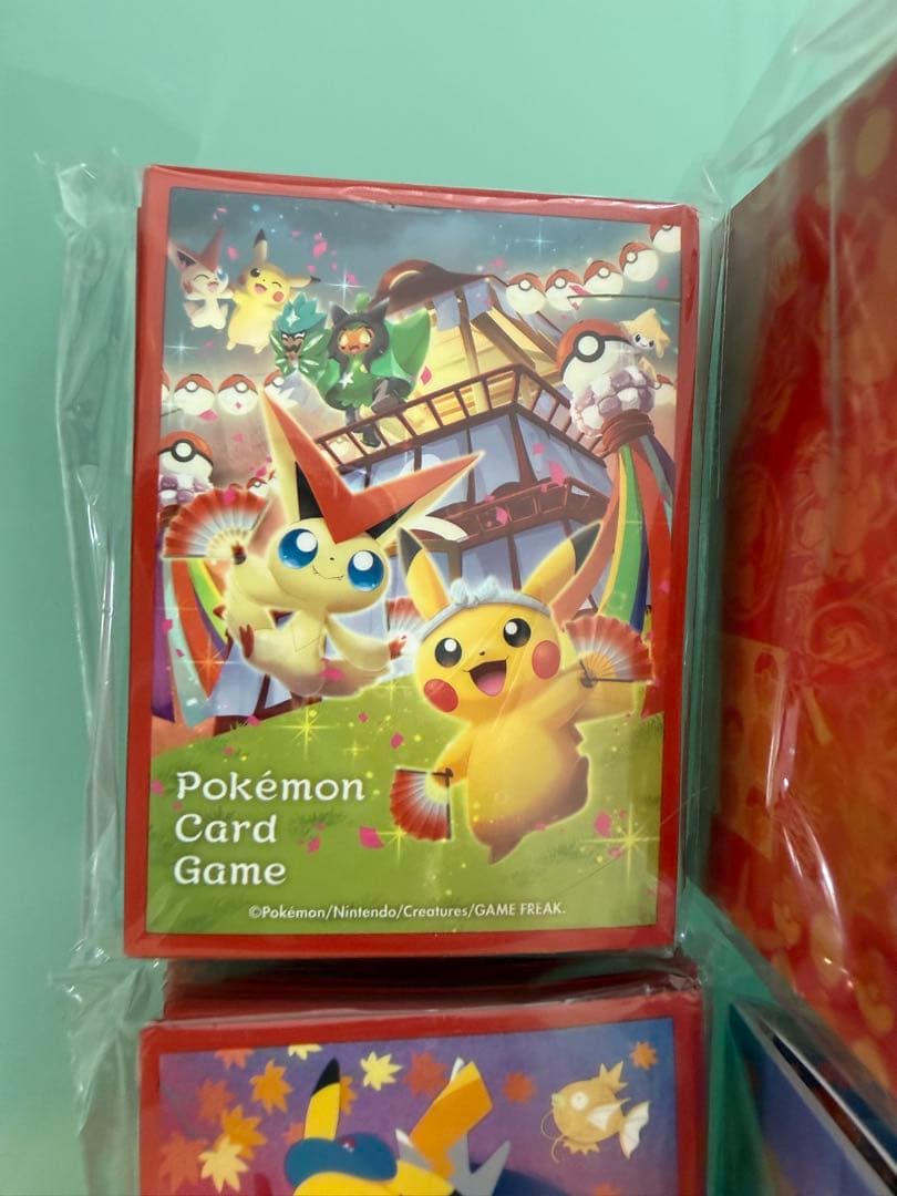 ポケモンカード デッキシールド 6種セット 未開封 ポケセン限定