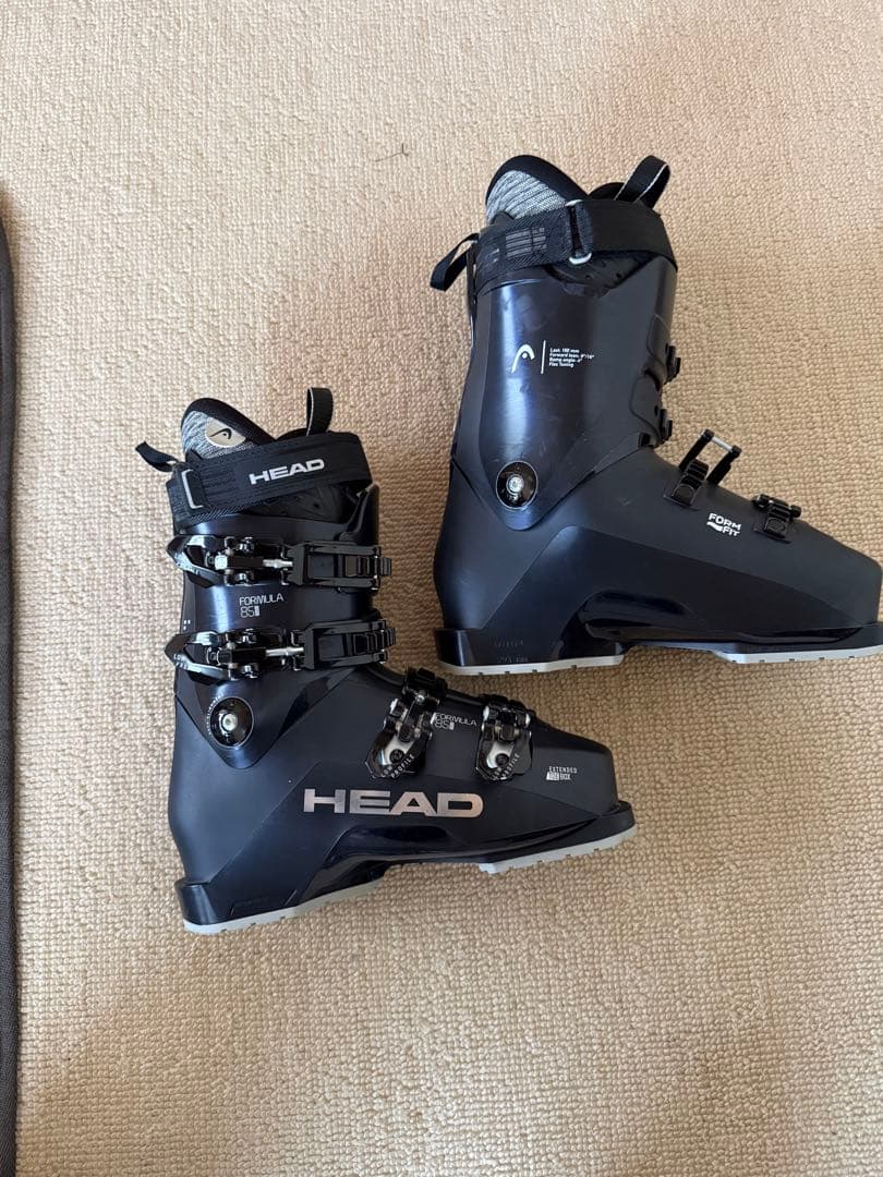 HEAD FORMULA85 スキー ブーツ ブラック　サイズ25/25.5