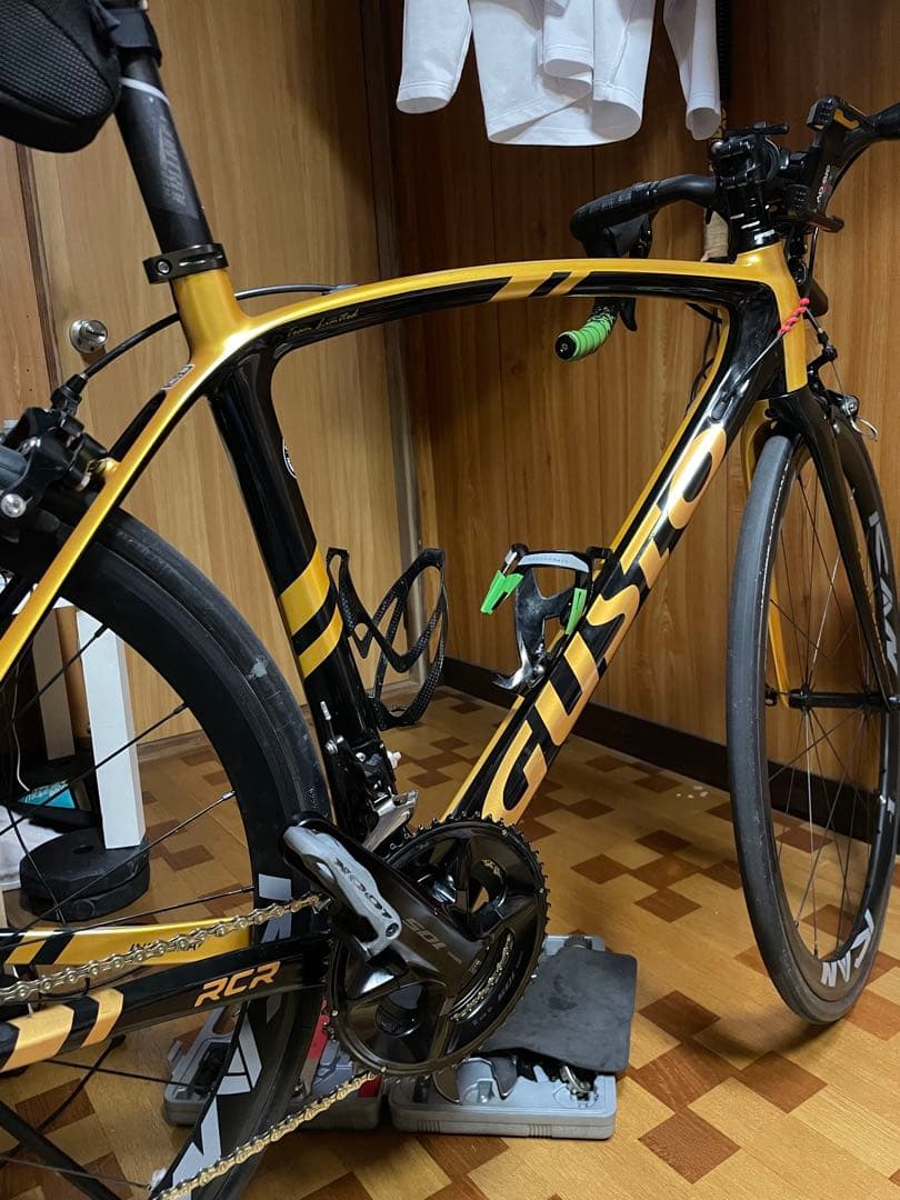 GUSTO RCR ロードバイク ブラック/イエロー 引取希望