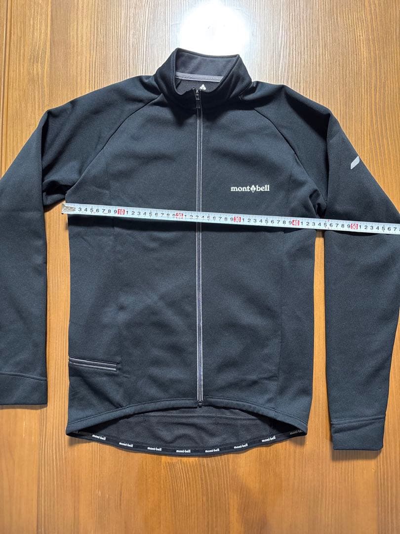 モンベル　ウイックロンZEOサイクルジャージ (メンズMブラック)