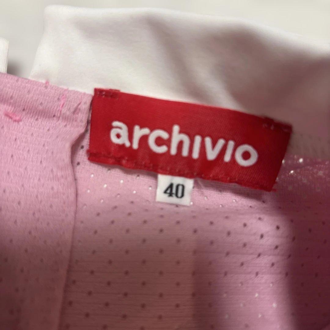 archivio パフスリーブポロシャツ 40