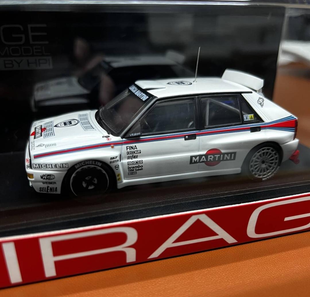 hpi 1/43 ランチア デルタ HF インテグラーレ 1991 テストカ