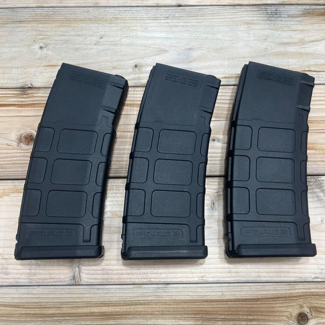 PTS PMAG スタンダードマガジン 3個セット ブラック　m4