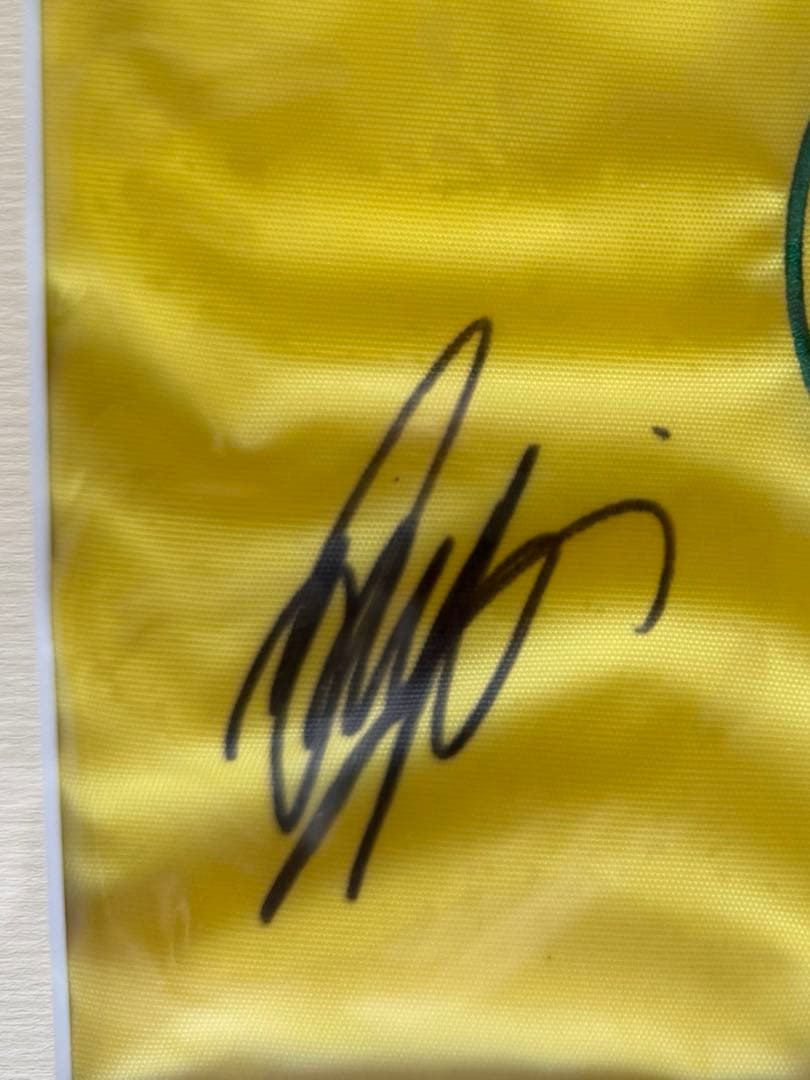 石川遼選手直筆サイン入りマスターズピンフラッグ2009年