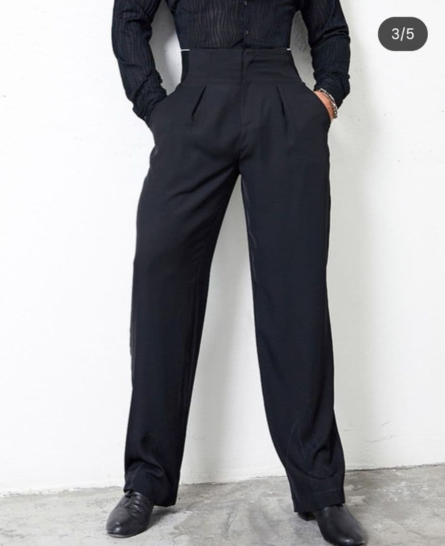 【美品】社交ダンス　ラテンパンツ　メンズ　男性　ADS　ZYM　Sサイズ