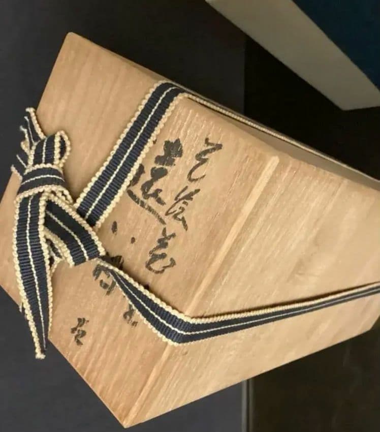 九谷焼 武腰一憲 花器　遠い日　サマルカンドブルー　陶器　花瓶