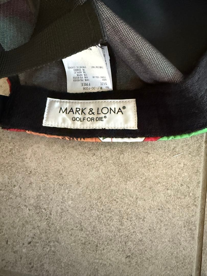 MARK & LONA カモフラージュキャップ