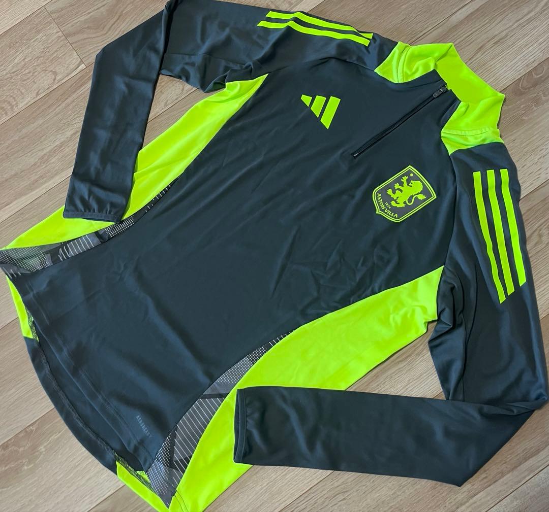 adidas アストンヴィラ　トレーニングトップ　ドリルトップ　新品　ジャージ