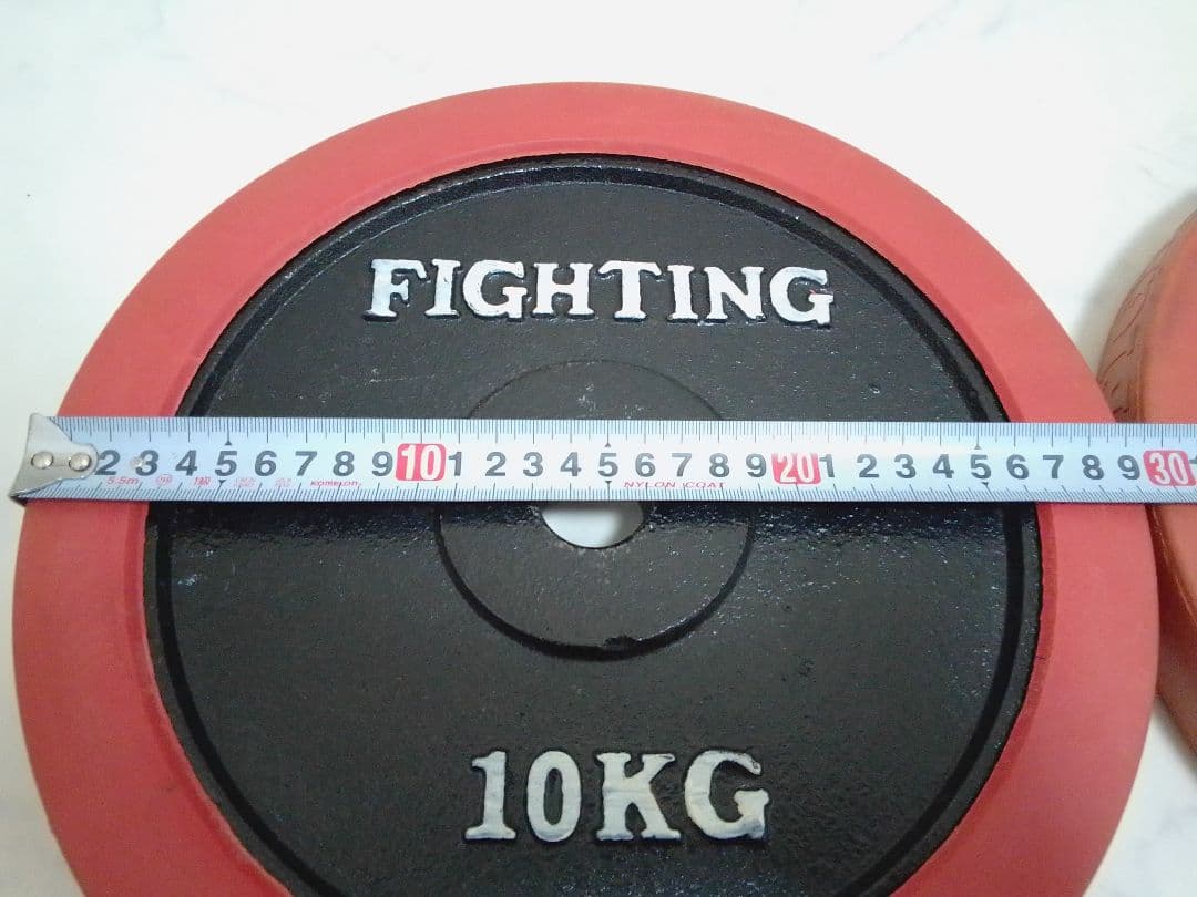 田*貴様 ファイティングロード ラバー付 バーベル 10kg×2 合計20kg