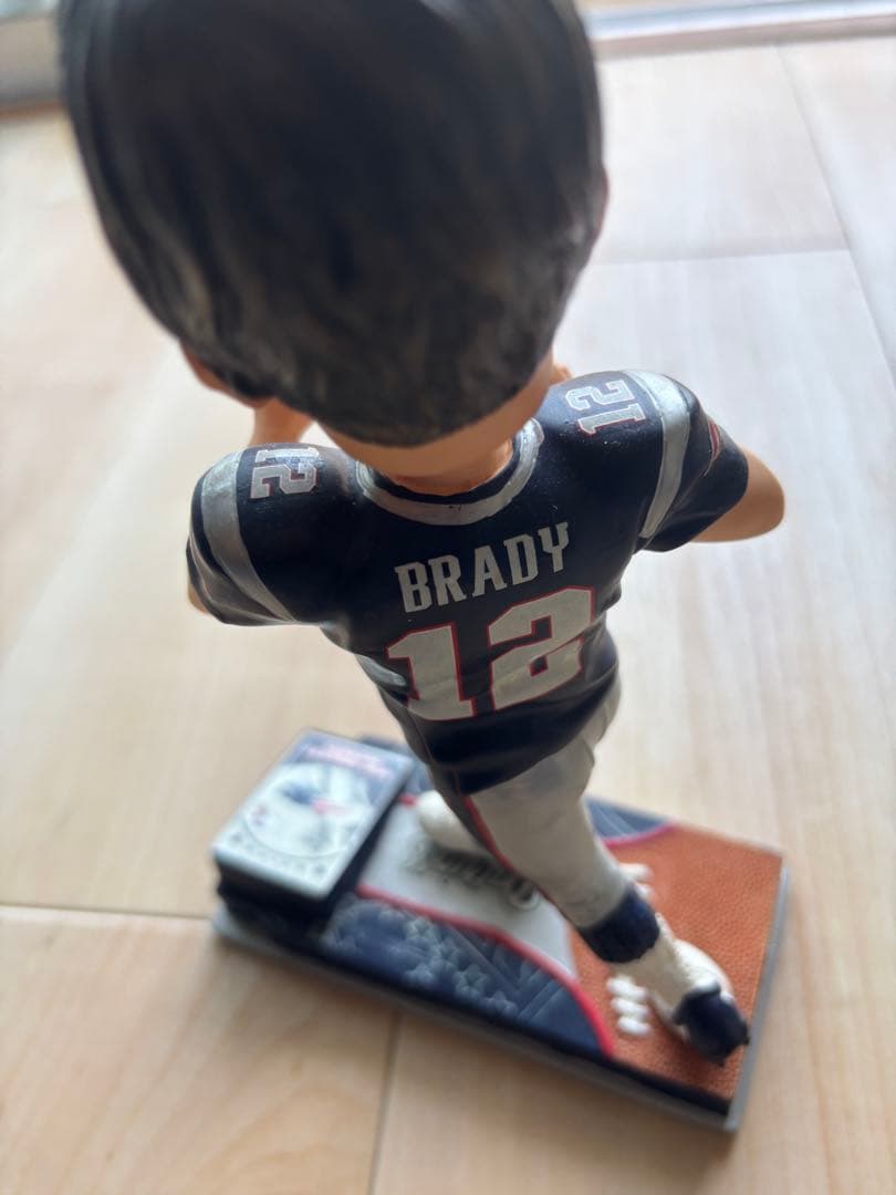 【超レア・美品】NFL ペイトリオッツ　トムブレイディ　ボブルヘッド人形