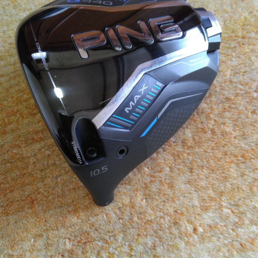レフティ極美品　PING G430 MAX ドライバー ヘッド＋カバー2025年