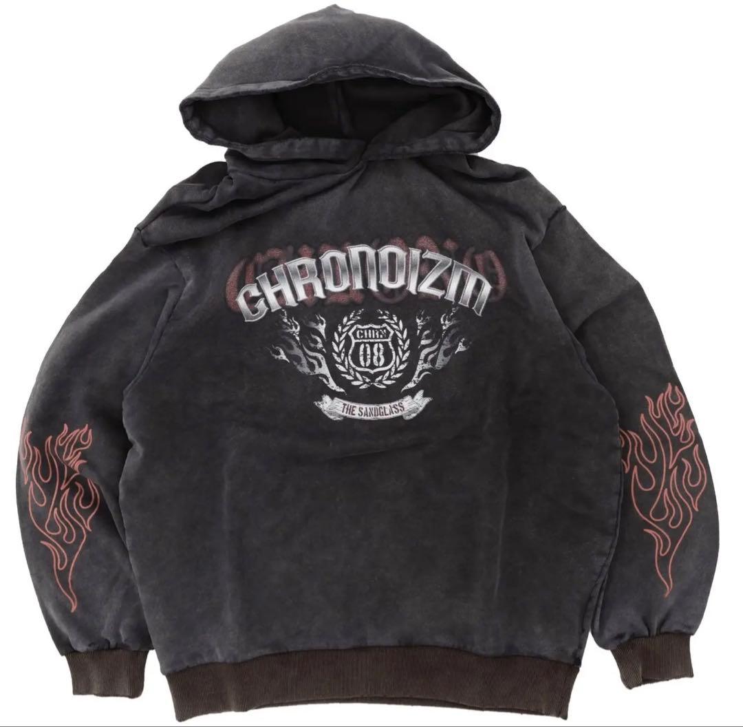 CHRONOIZM・PIGMENT HOODIE・XXL