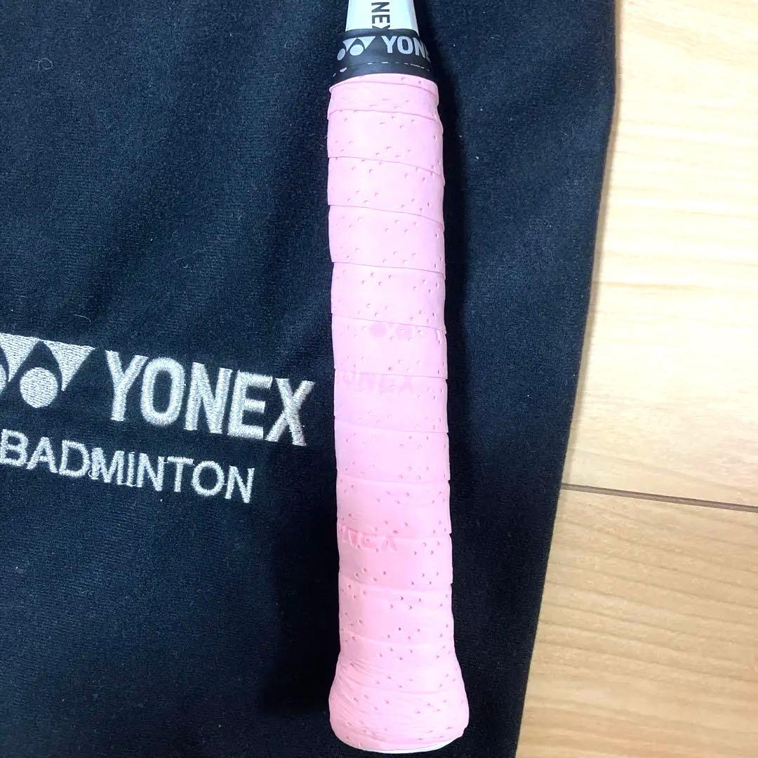 【美品】✨YONEX バドミントンラケット ナノレイ60 ピンク×ホワイト