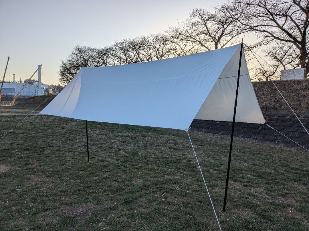 キャンプオンパレード　レクタタープ　約400×300cm　コットン100％