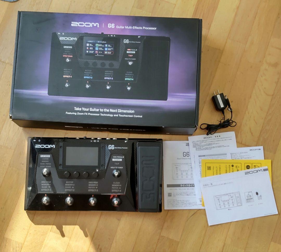 ZOOM ズーム G6 マルチエフェクター ギター