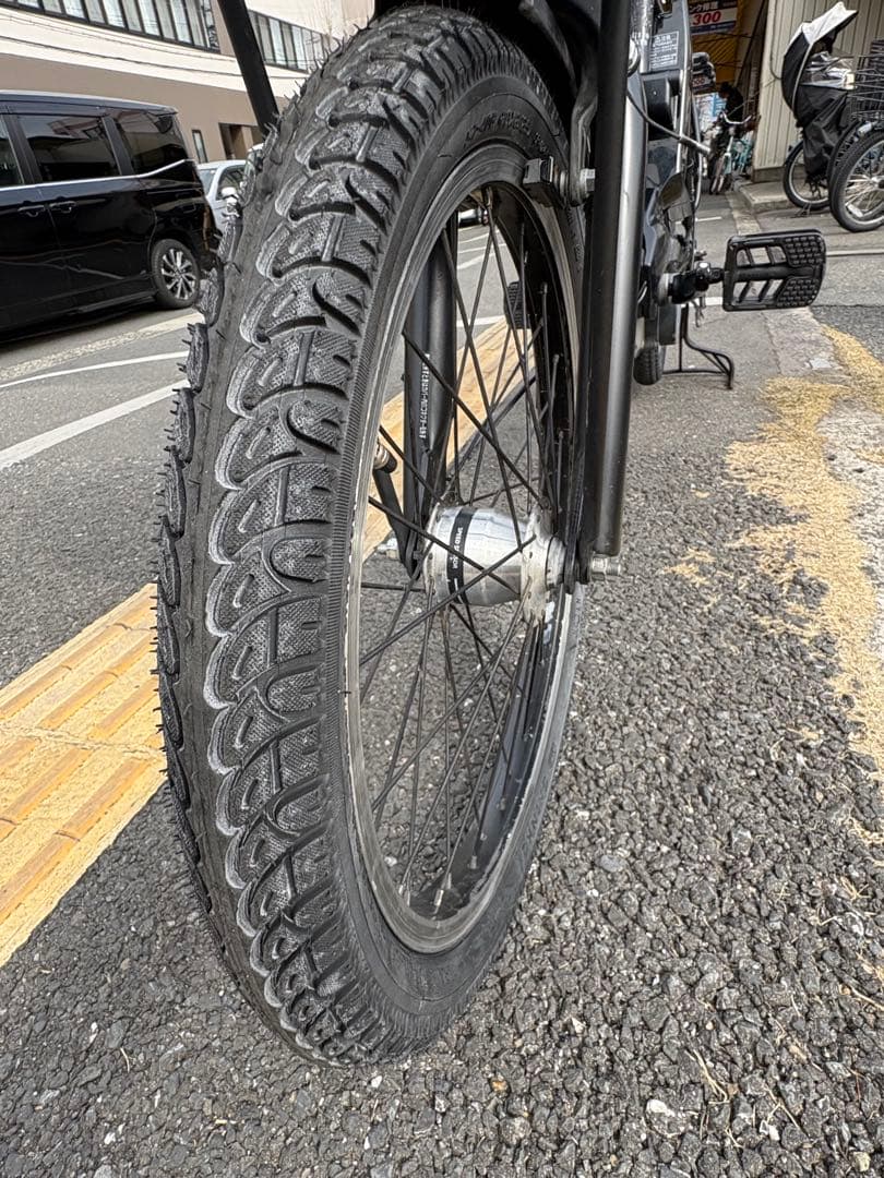 中古20㌅Panasonic電動アシスト自転車　13.2Ah4点灯　大阪　060