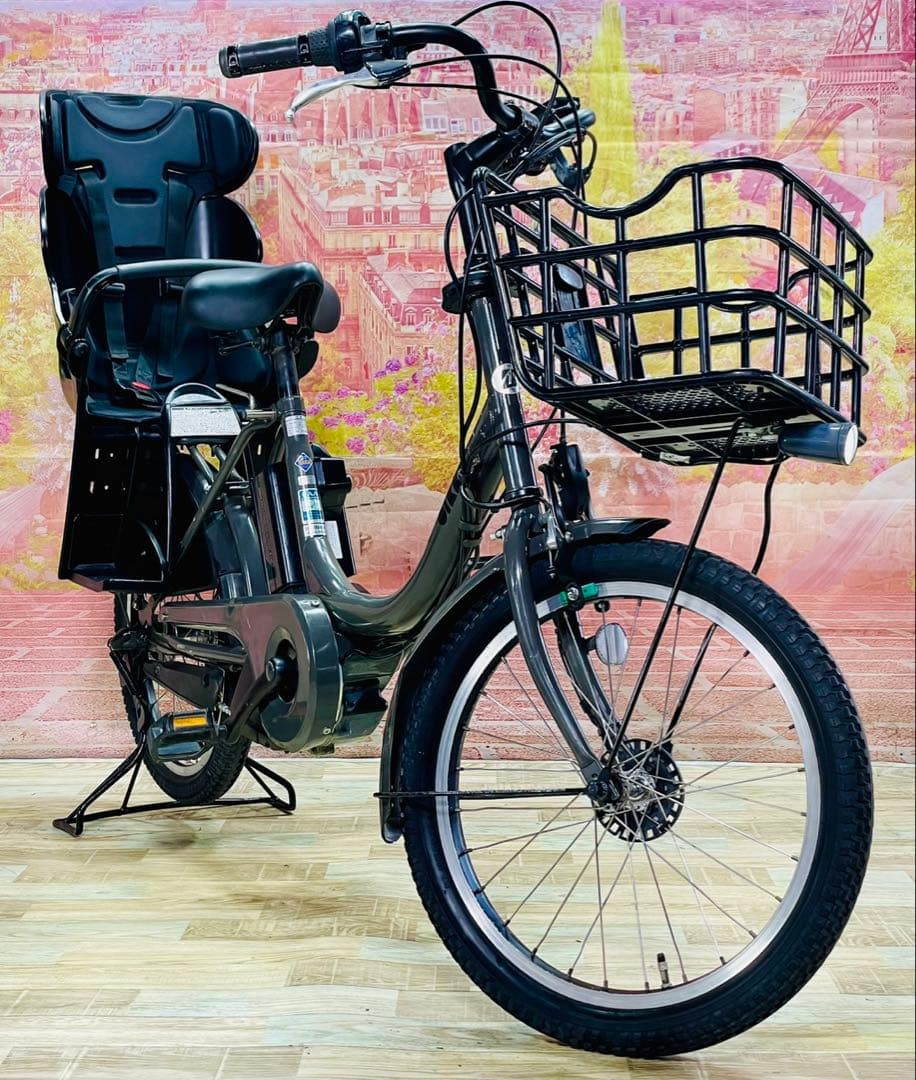 ZK3736 電動自転車 ブリヂストン bikke 子供乗せ 20インチ