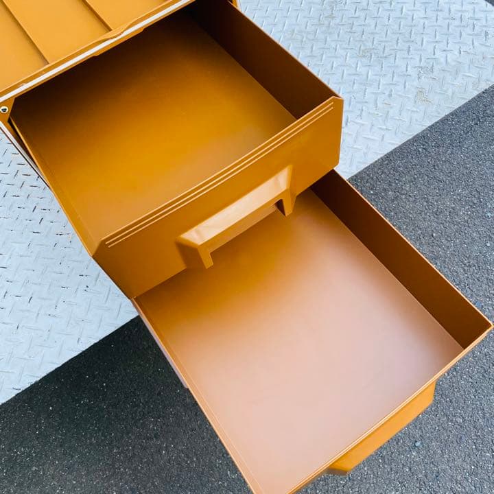 Tupperware スーパーチェスト 2段引き出し タッパーウェア ⑤