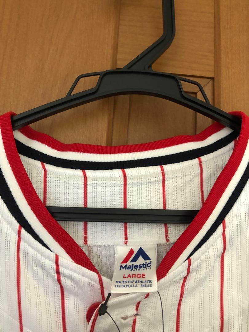【新品未使用】山田哲人 レプリカユニフォーム L majestic 即送！メンズ