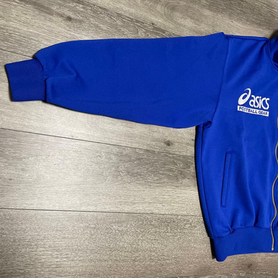 希少品 美品 90s asics FOOTBALL GEAR ロゴ刺繍 ジャージ