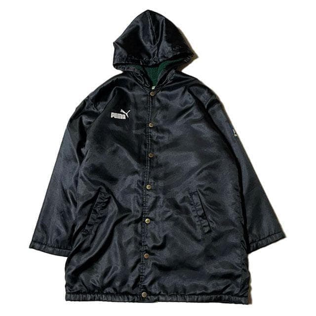 専用90s PUMA プーマ【防寒】フード付ボアベンチコート L 美品ヴィンテー