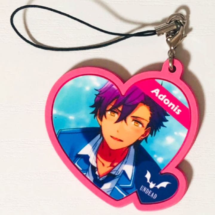 新品★あんスタ【UNDEAD】アニカフェ★ラバーチャーム★4点セット
