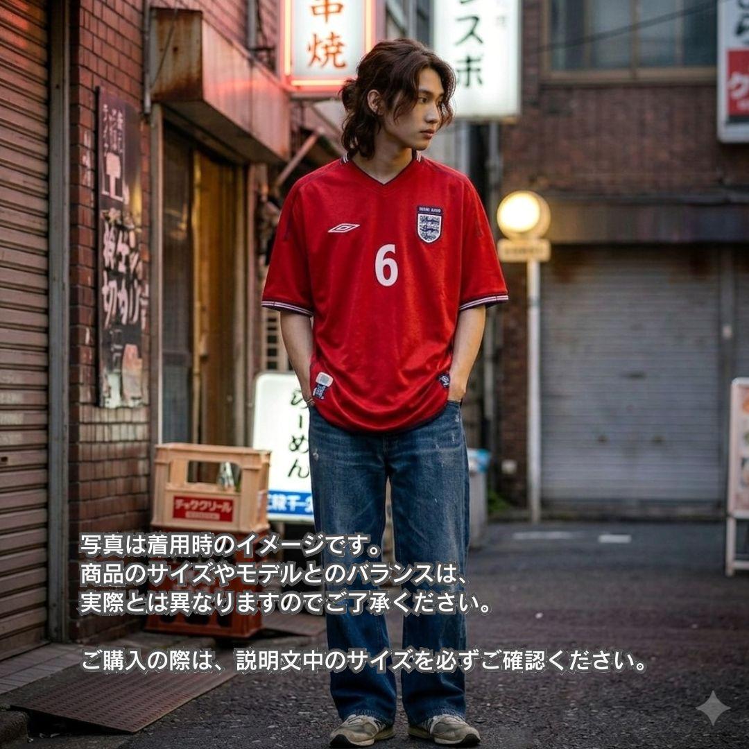 古着 サッカー ゲームシャツ イングランド代表 リバーシブル ＃6 ヴィンテージ