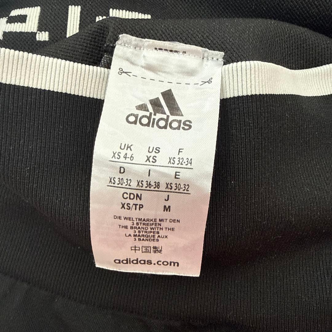 adidas メッシュパネル フィットネスレギンス XS