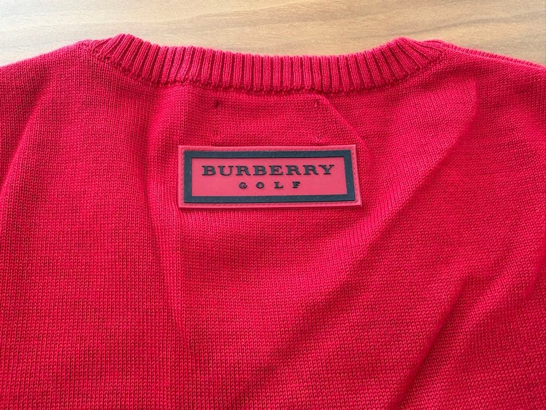 BURBERRY GOLF ニット セーター Vネック ゴルフウェアLサイズ美品