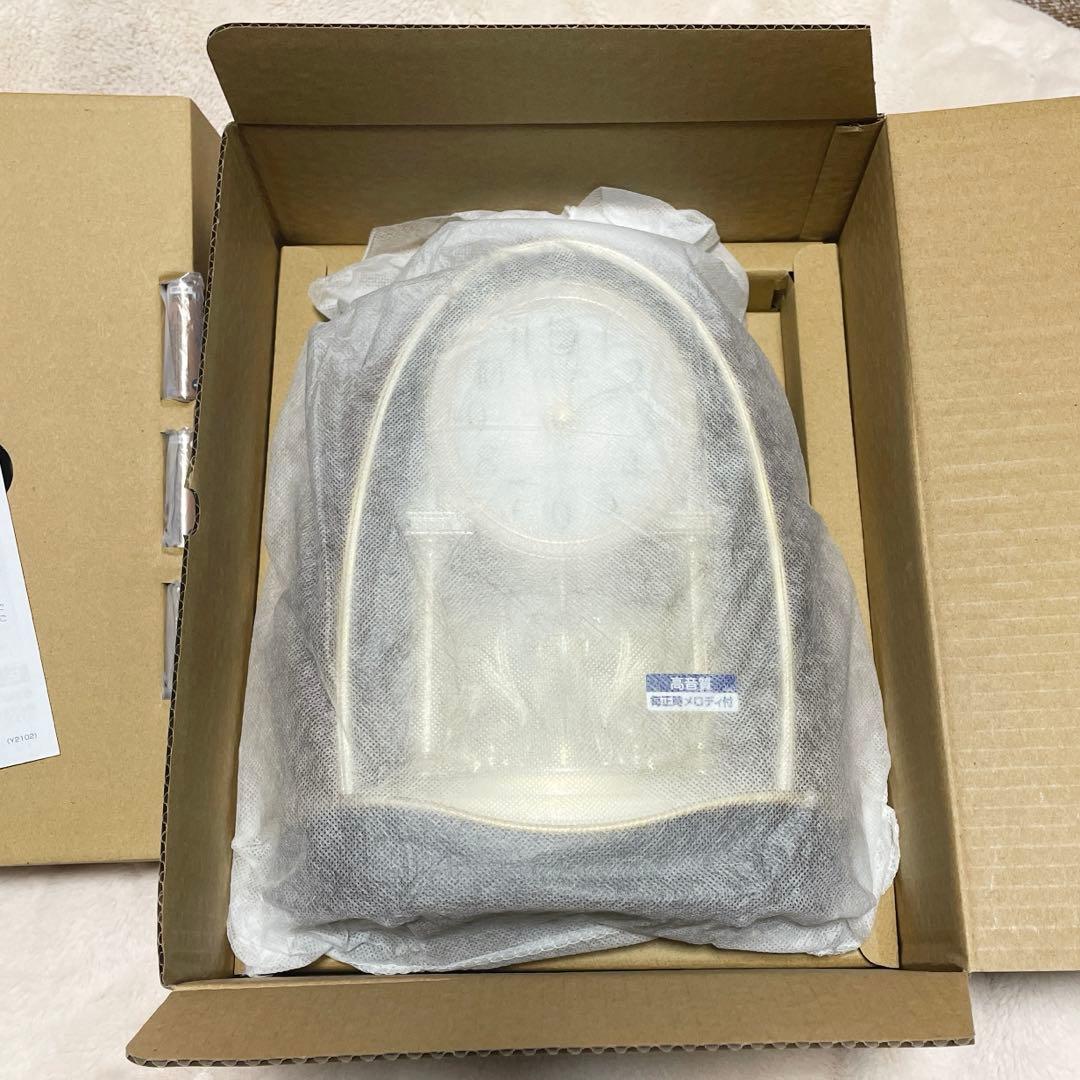 ✧新品・未使用✧ CITIZEN 電波時計 メロディ 置時計 アナログ