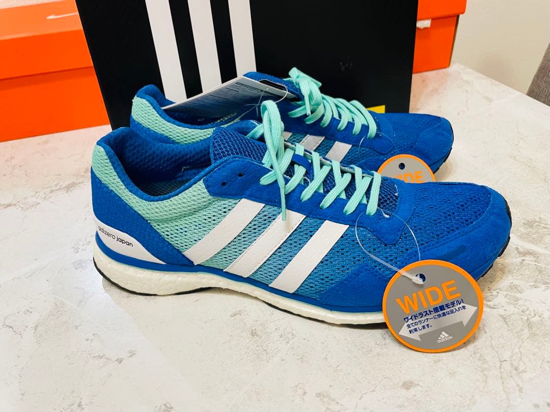 adidas アディダス アディゼロ ジャパン ブースト３ ワイド　28.5