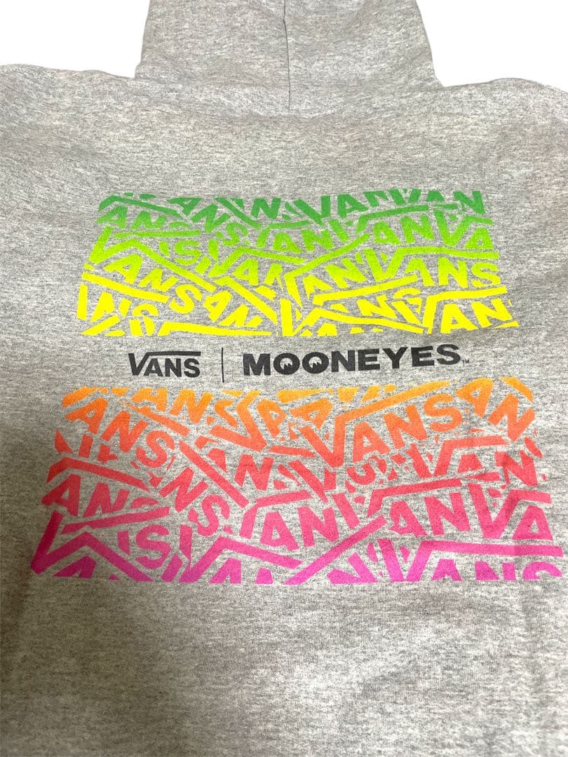 HRCS 2024 限定　VANS Mooneyes パーカー グレー　Lサイズ