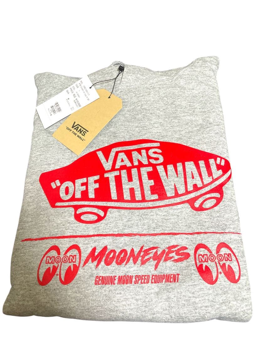 HRCS 2024 限定　VANS Mooneyes パーカー グレー　Lサイズ
