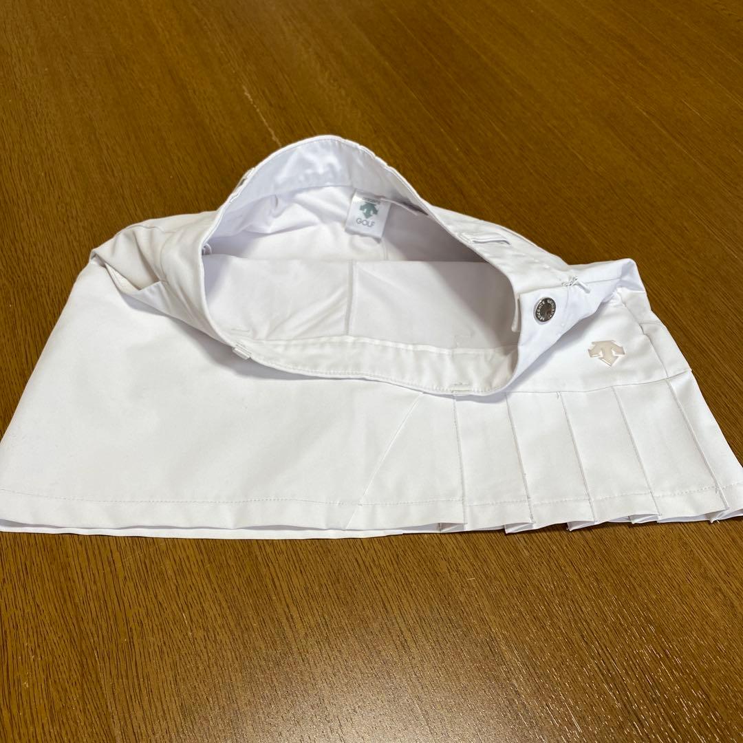 デサント　ゴルフ　セットアップ　モックネック　スカート　上Ｓ　下ＳＳ　春夏　美品