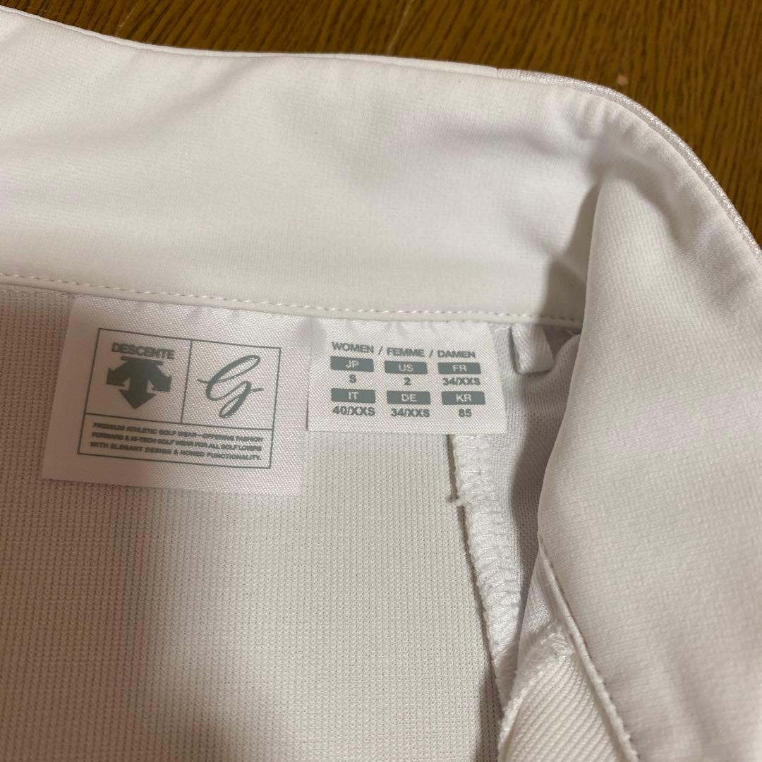 デサント　ゴルフ　セットアップ　モックネック　スカート　上Ｓ　下ＳＳ　春夏　美品