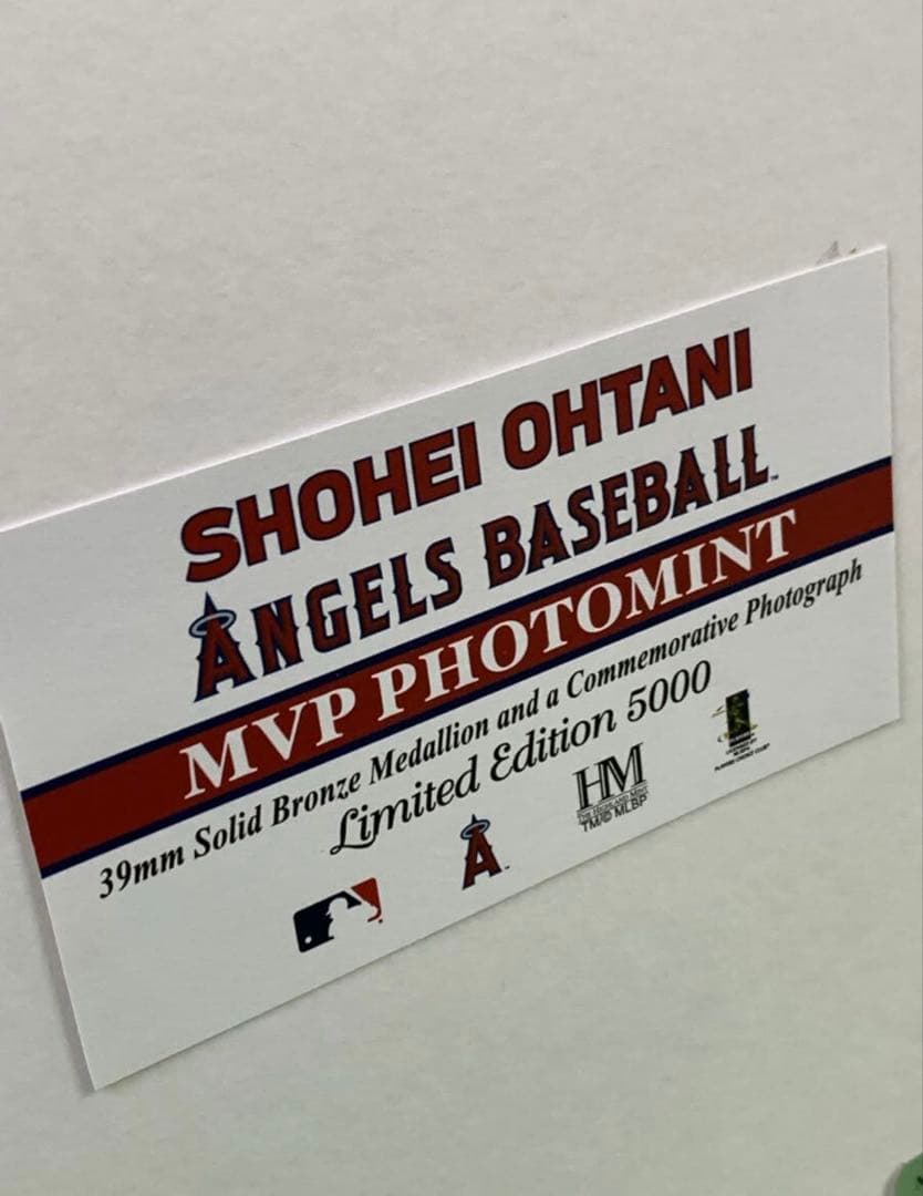 MLB　ロサンゼルス・エンゼルス　大谷翔平　ブロンズ　MVP　限定