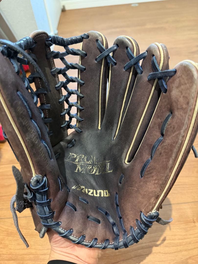 Mizuno ビッグM プロモデル 軟式グローブ ブラウン　イチローモデル