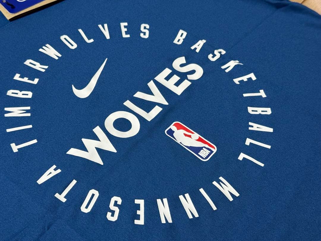 ウルブズ NBA 25シーズン選手支給品プラクティスTシャツMサイズ