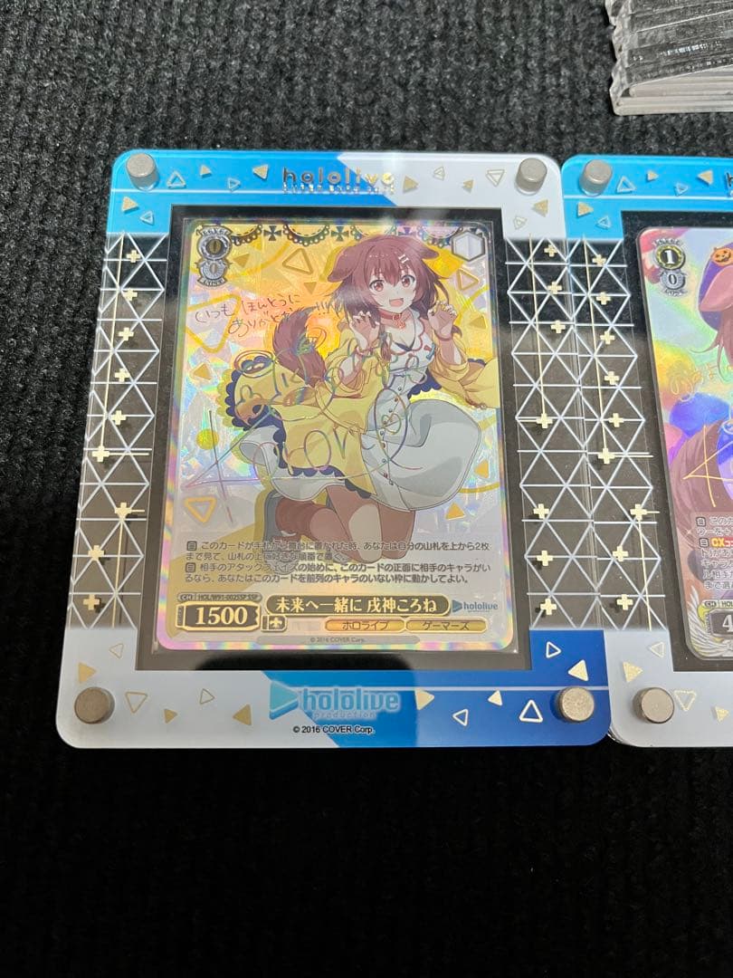 戌神ころね　ヴァイスシヴァルツ　サインカード