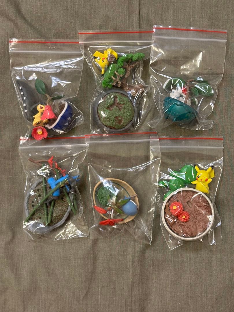 フィギュア 全6種セット 「ポケットモンスター ぽけっとBONSAI」