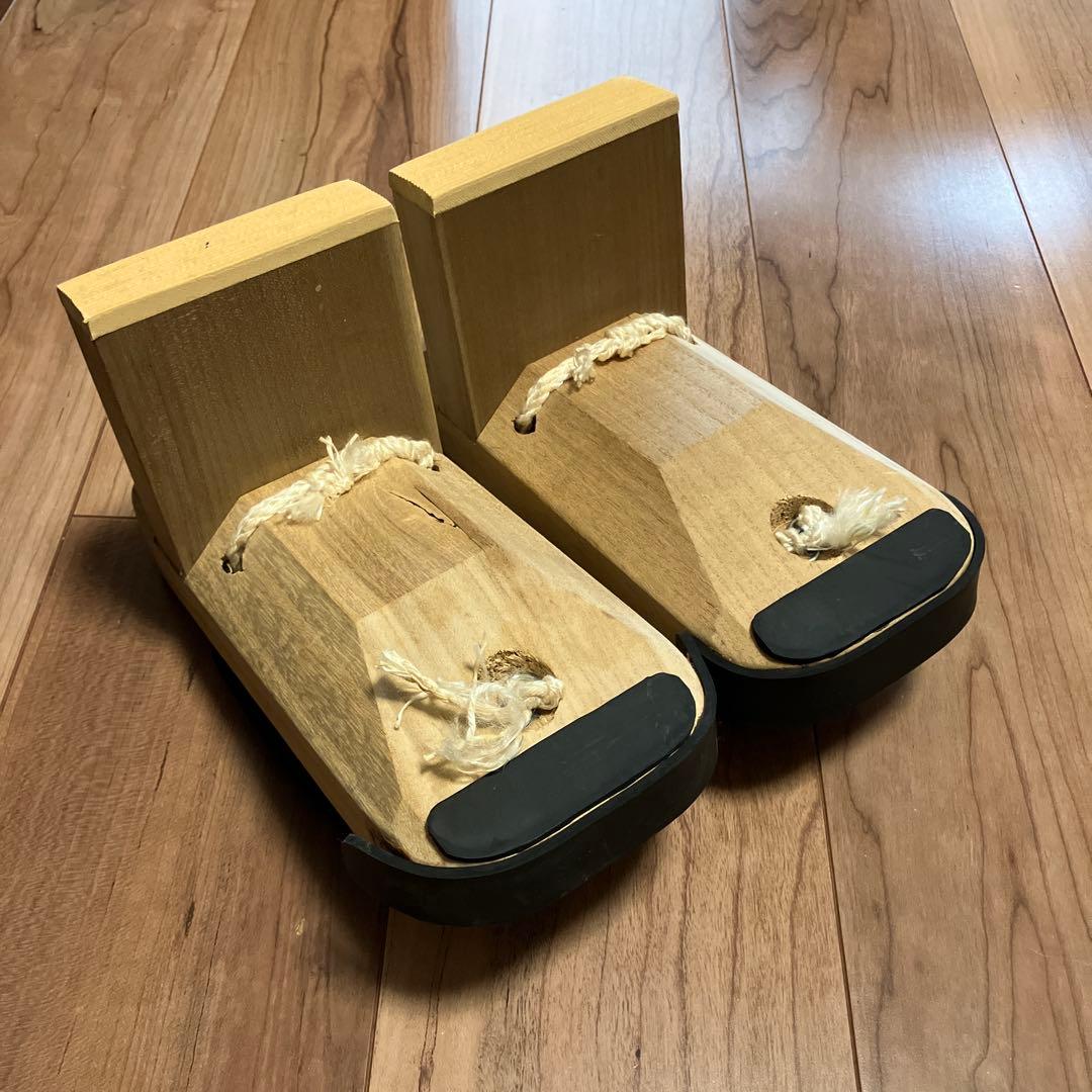 一本歯下駄　後歯　ARUCUTO