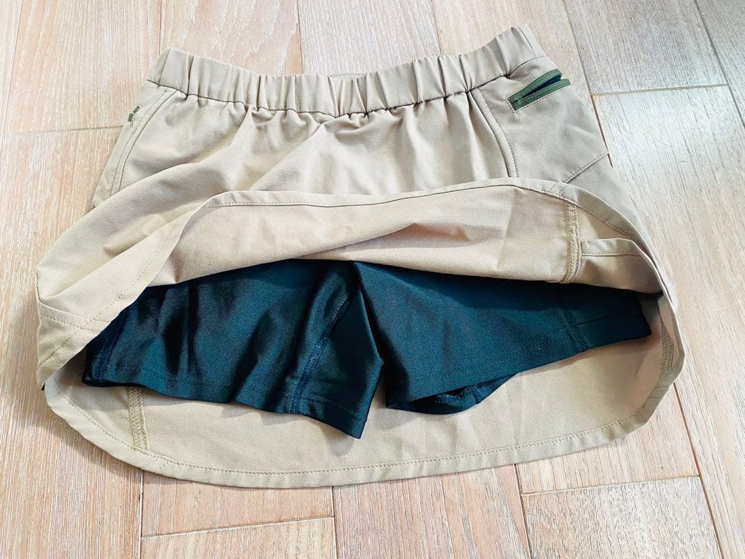 美品！ラナー ranor ランニングスカート（ベージュ）XS